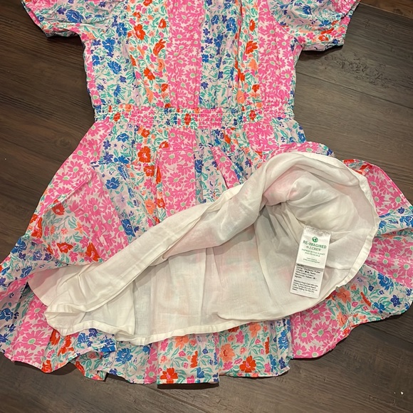 Crewcuts girl’s dress in floral stripe size 4 - Picture 5 of 6